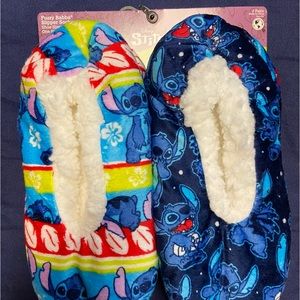 2 pair New Stitch House shoes 7-91/2